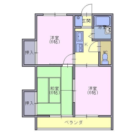 サンビューム明園の物件間取画像